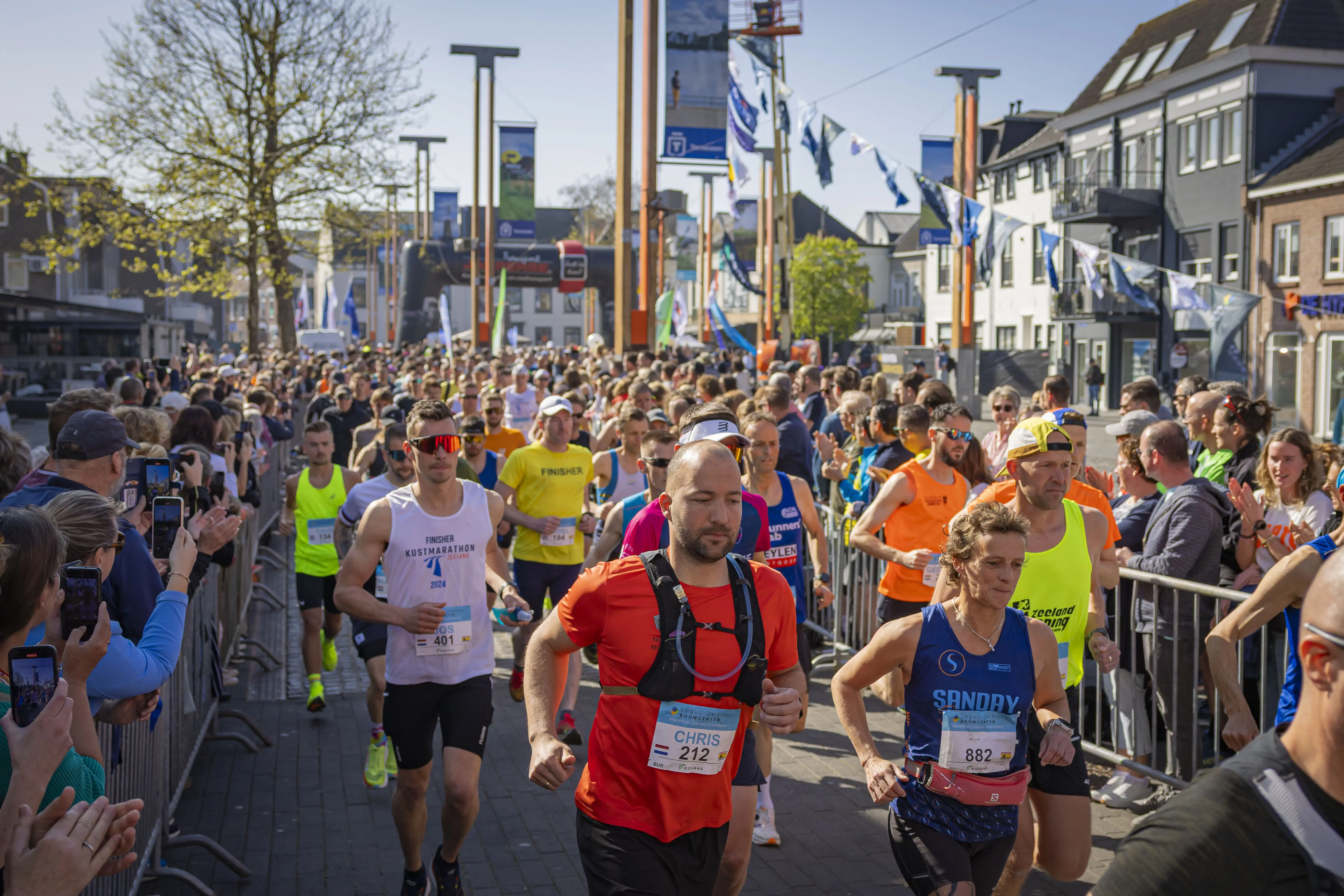 Spui tussenstop Marathon Zeeuws-Vlaanderen